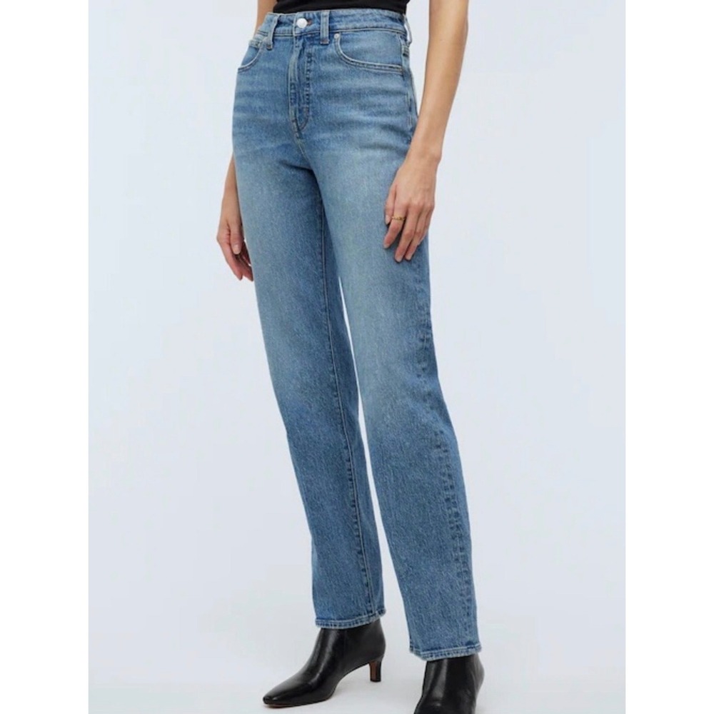 Madewell 90s Straight Jeans High Rise 29 Rondell Light Wash Denim Casual